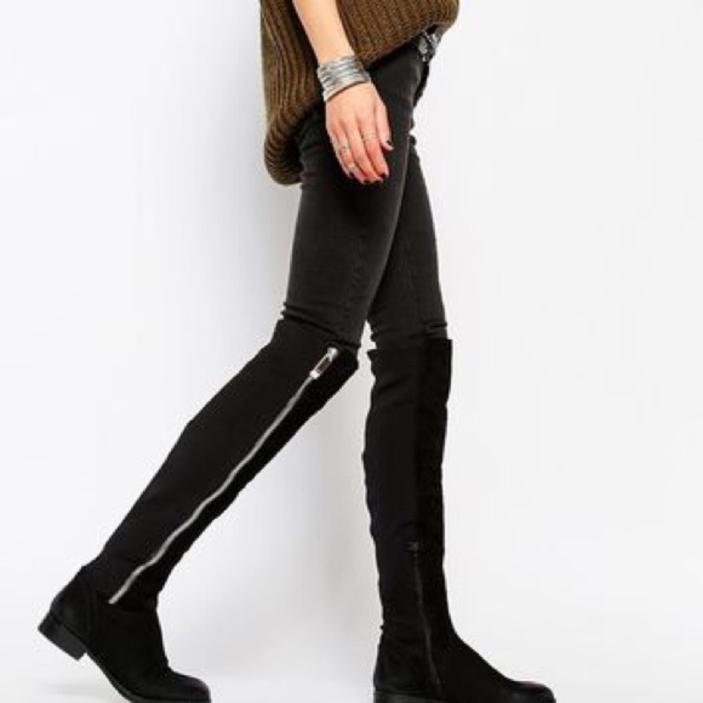 Aldo over the knee suede boots